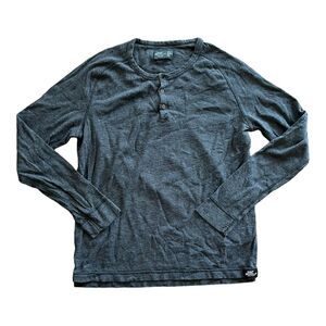 David Beckham for H&M Dark Gray Bodywear Long Sleeve Henley L